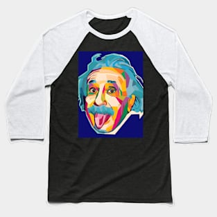 Albert Einstein wpap pop art Baseball T-Shirt